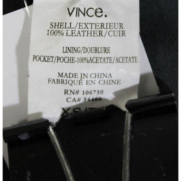 Vince TimeTimeless Chic Genuine Leather Pleated Mini Skirt XS NWOT - Picture 7 of 9